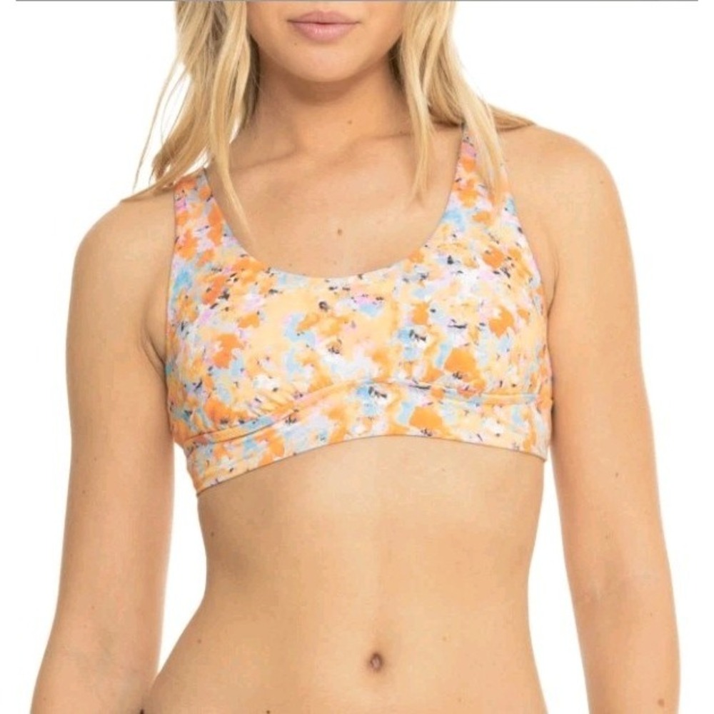 prAna Mallorca Bikini Swim Top Women's XS‎ (0-2) Impression Beach Vacation NWT